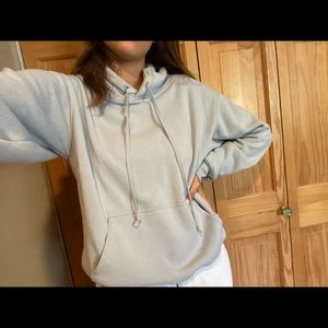 Brandy Melville light blue hoodie